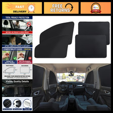 Car Window Shades 4 Pcs - Magnetic Privacy Curtains, 100 Light Blocker, Sun Sha