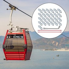 25 Teile M5 Poly  Seilverbinder f&uuml;r Elektrische Z&auml;une Leicht Installieren