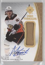2021 Upper Deck Ultimate Collection Pro Threads 34/49 Maxime Comtois Auto 0t02