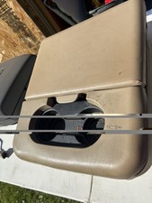 1999-2004 Ford F250 F350 Super Duty Beige Tan Center Console Jump Seat Arm Rest