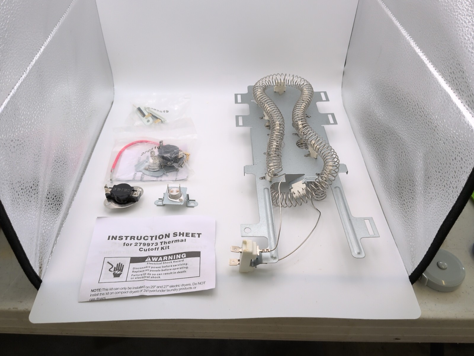 SUMNEW 8544771 DRYER Heating Element, Kenmore, Maytag, Whirlpool, More 