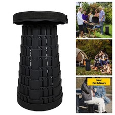 Portable Folding Stool Seat Retractable Telescopic Camping Fishing Travel Chairs