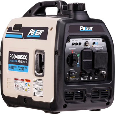 #ad PGD40ISCO Ultra Light Quiet 4000W Portable Gas Inverter Generator White $895.99