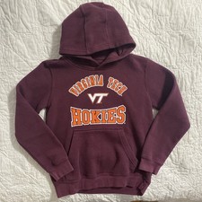 Youth Virginia Tech Hokies Hoodie, Medium 10/12, Cotton Blend by Gen2