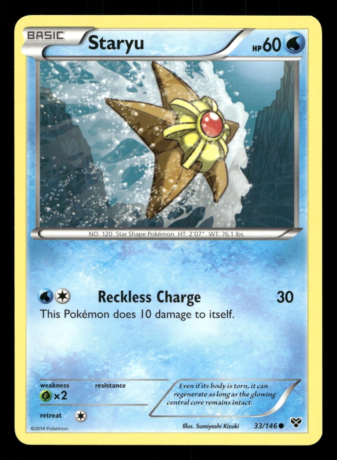 Staryu 33/146 XY Common Lightly Played