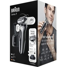 Braun 72-C1200S Rasoio ricaricabile wet & dry testina 3 Colore Nero