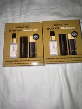 Sebastian Professional Dark Oil Lite Travel Kit Set of 2 Brand New Sealed