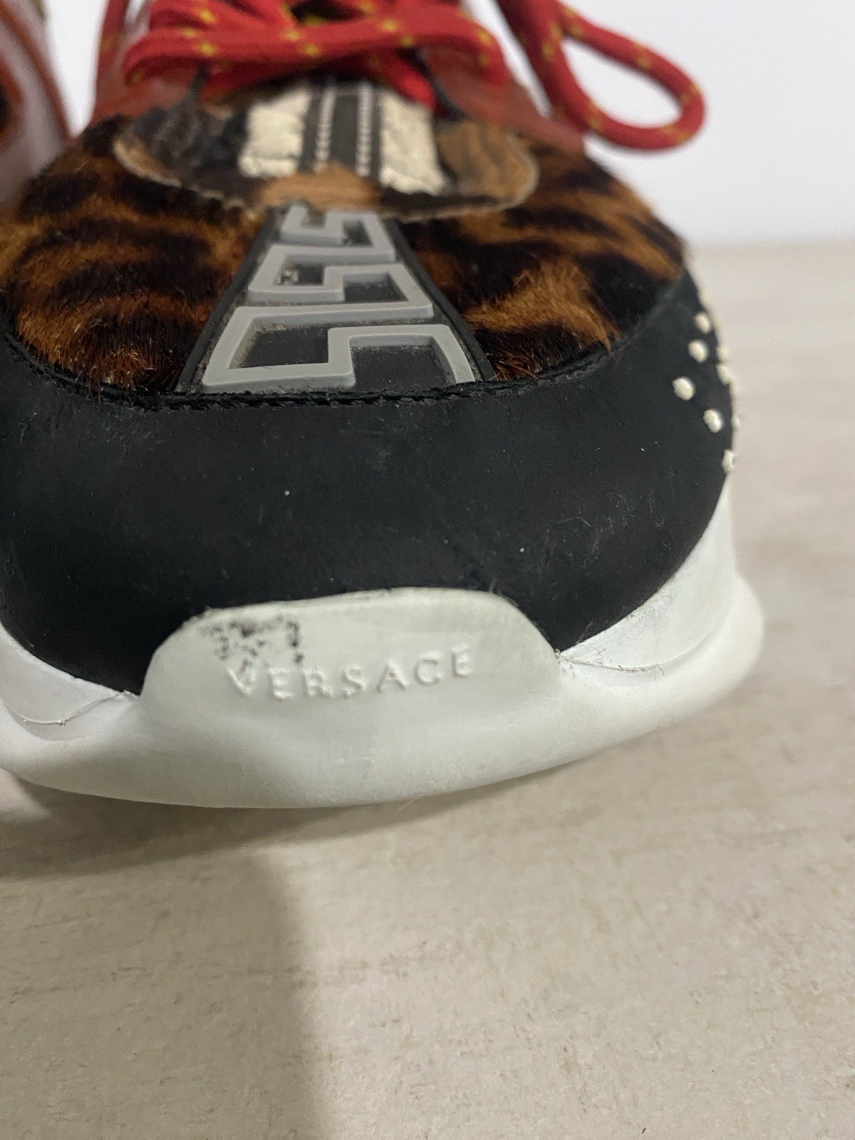 Versace Chain Reaction ‘Wild’ Leopard Pattern Sho… - image 4