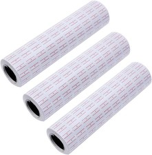 40 Rolls 20000 White Red Line Tag Label Refill MX-5500 Gun Markdown Price Stick