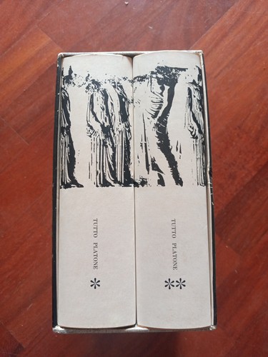 (L) TUTTO PLATONE Laterza edizioni 1966 2 volumi - Afbeelding 1 van 4