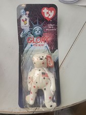 Ty Beanie Baby Glory The Bear DOB July 4 1997 McDonald's