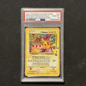 Birthday Pikachu Psa 10 | eBay
