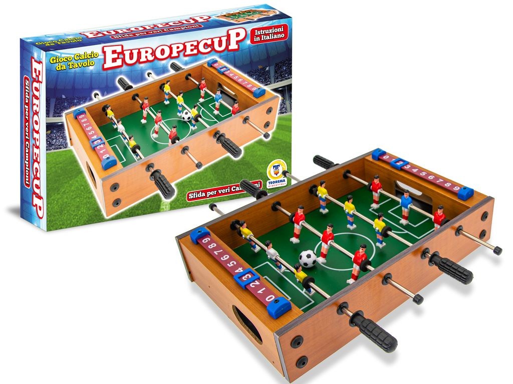 Gadget - Teorema: Calcetto Balilla Misura Piccola Da Tavolo - Box - Teorema