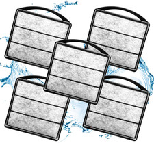 TARARIUM Aquarium Turtle Tank Filter 5Pcs Low Water Level Power Filter Replaceme