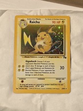 Raichu #14 Precios | Pokemon Fossil | Tarjetas de Pokemon