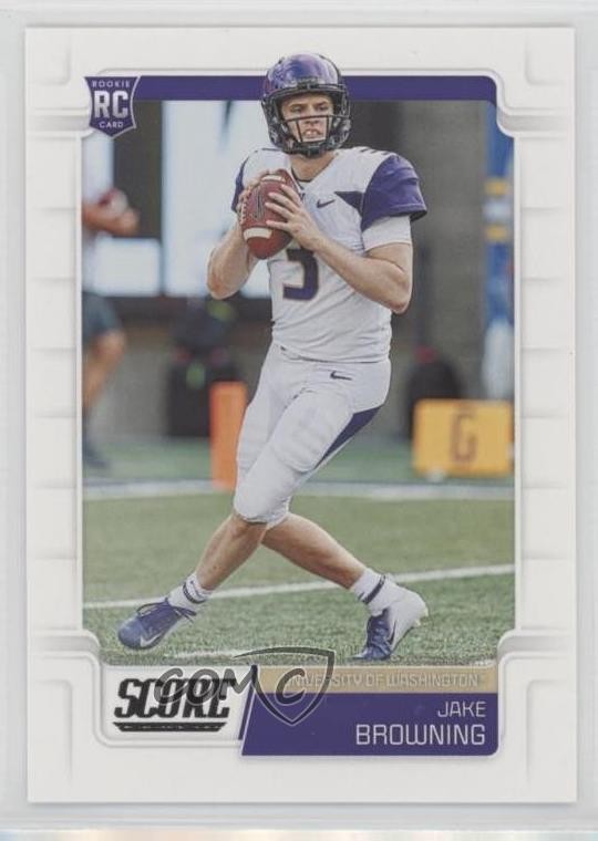 2019 Score Rookies Jake Browning #416 02sk