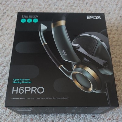 Sennheiser EPOS H6PRO Open Acoustic Over-Ear Gaming Headset w/ Extras - Green