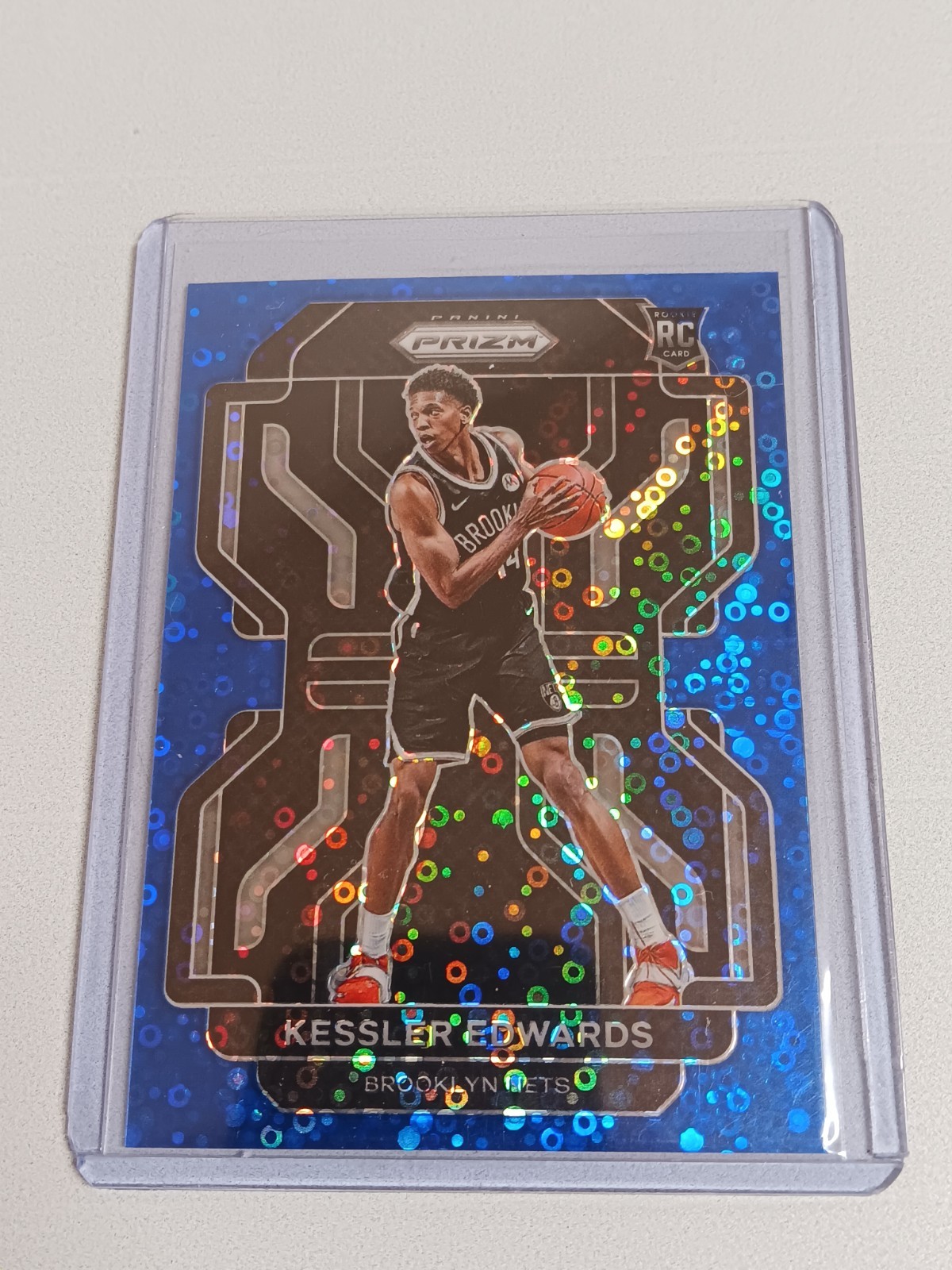 2021-22 Panini Prizm #284 Rookie RC Blue Fast Break Disco KESSLER EDWARDS /150