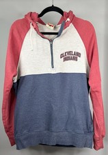 Homage Cleveland Indians 1/4 Zip Hoodie Men’s Size Large