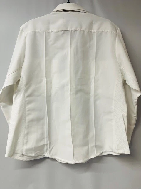 Supercamisa para mujer Blauer manga larga poliéster en blanco, talla 46- NUEVA CON ETIQUETA Foto 2 de 3