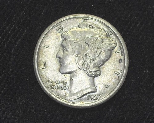 HS&C: 1923 S Mercury Dime XF - US Coin