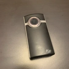 Flip Video Ultra 2nd Generation Model U1120B Black and Silver Camcorder