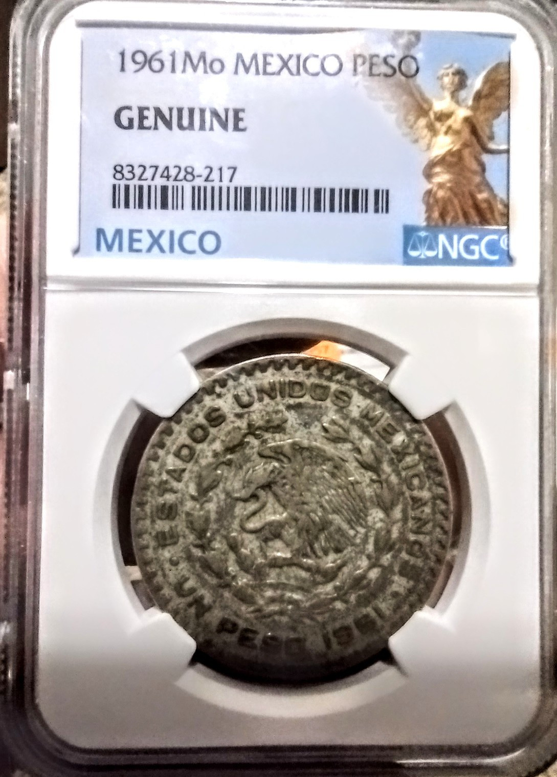 テストプレス バージョン#1 Peso Neto 1961 Mo Mexico 1 PESO in NGC Genuine Slab | eBay