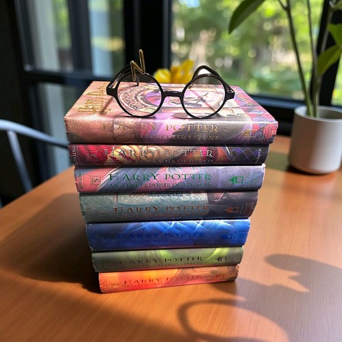 Harry Potter Komplett Hardcover Set Bücher 1-7 Set Erstausgabe (J.K. Rowling)