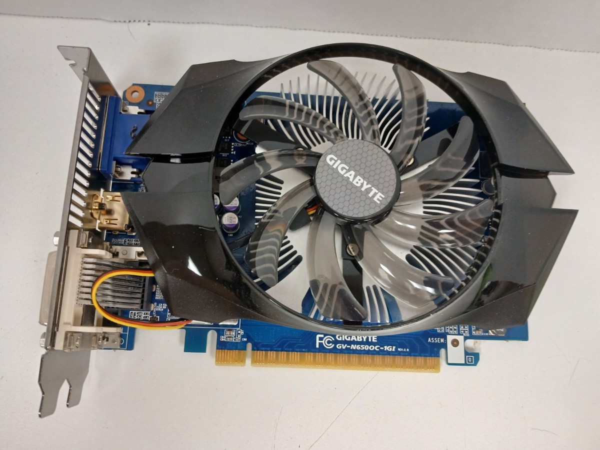 Gigabyte GeForce GTX 650 OC 1GB Video Graphics Card GV-N6500C-1GI