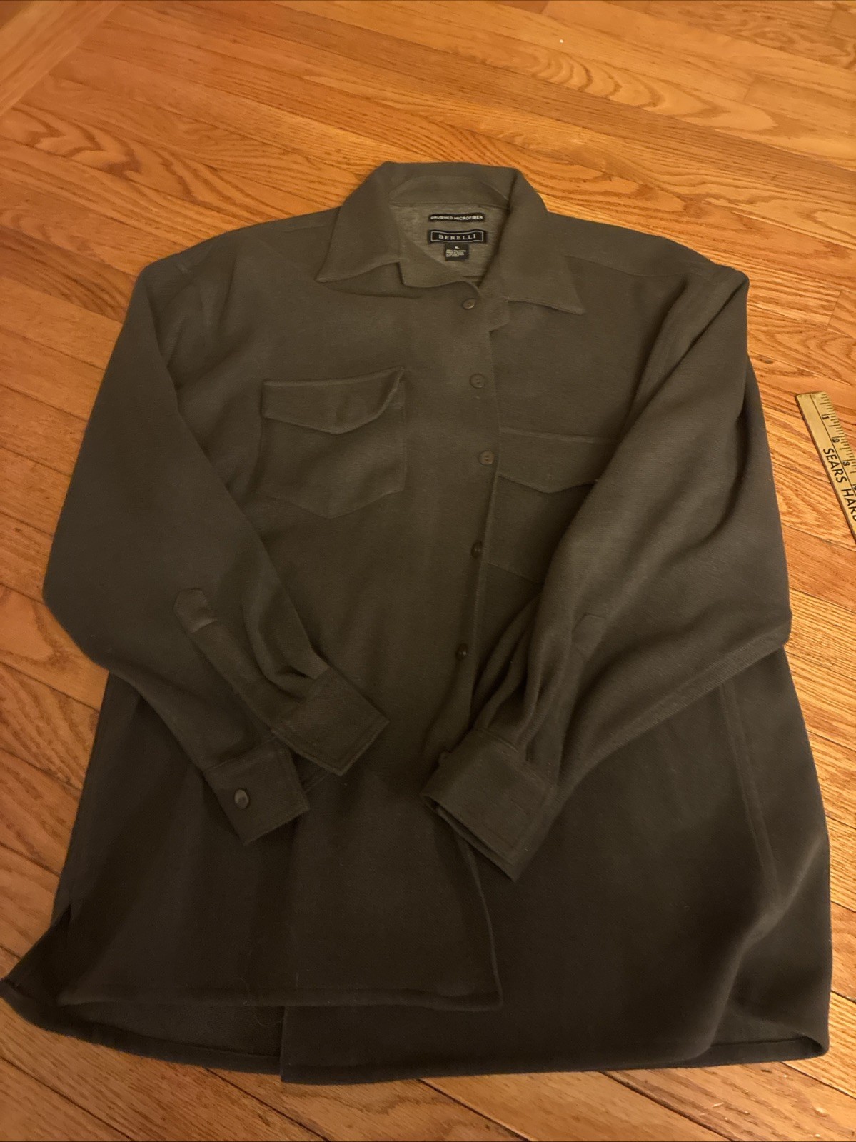 Brushed Microfiber 100 Polyester Jacket Mens XL B… - image 1