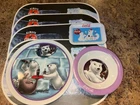 VTG Coca-Cola Polar Bears And Seal 4 Piece Collectable Set Plate/Bowl/Place Mat