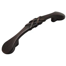 10 Pack 7063ORB Oil Rubbed Bronze Braided Cabinet Hardware Handle Pull - 3" I...
