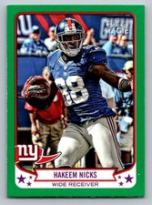 2013 Topps Magic Green Mini Hakeem Nicks 107