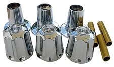 Lasco 01-9163 Gerber, New Style, Three Valve, Tub & Shower, Trim Set - Quantity