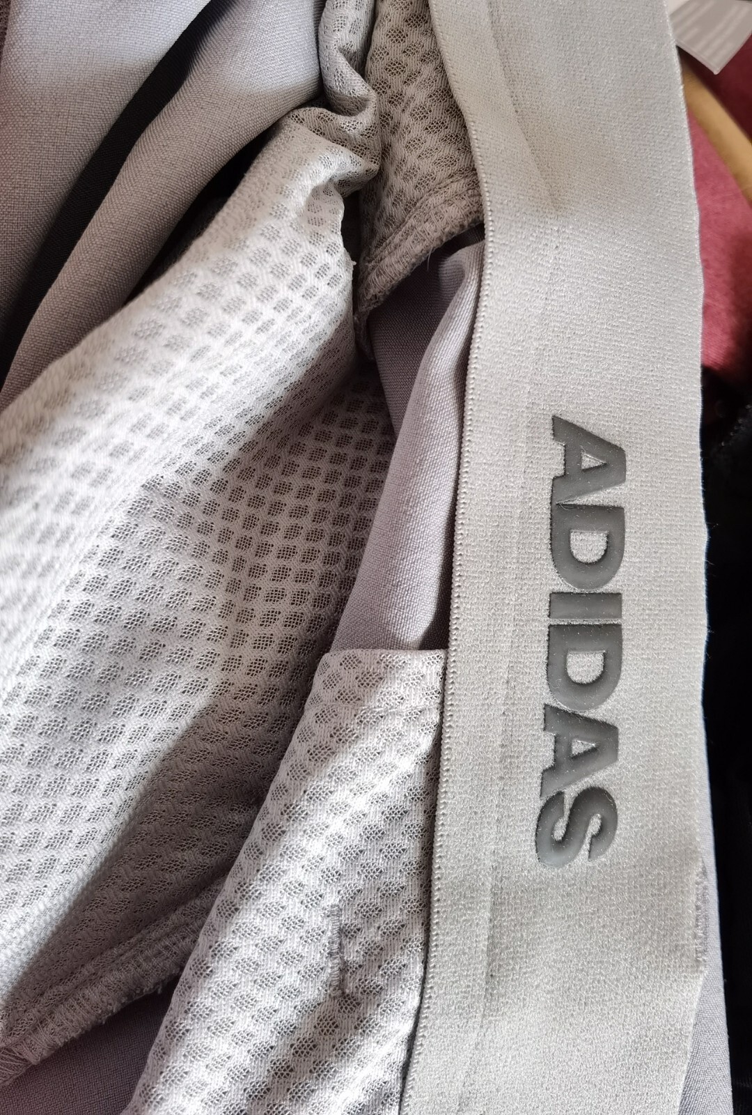 Adidas Climalite Golf Trousers Straight Leg Grey Men's UK W36 L30 RRP £60 image 6