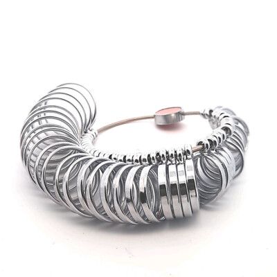 AUGUSTA Ringmaß 36-teilig | Ringgrößenmesser Ø 41 76 mm | flach innen