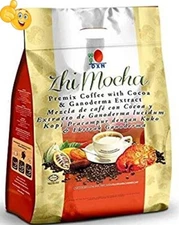 DXN US - Zhi Mocha Premix Coffee with Ganoderma and Cocoa - 4 Packages 