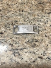Authentic OEM Nike AF1 Shoe badge Lace Tags Air Force One Silver Tone 1
