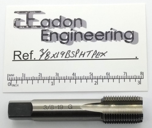 3/8" x 19TPI BSP (British Standard Pipe) Tap or Tap Set, HSS. By top brands. - Picture 1 of 18