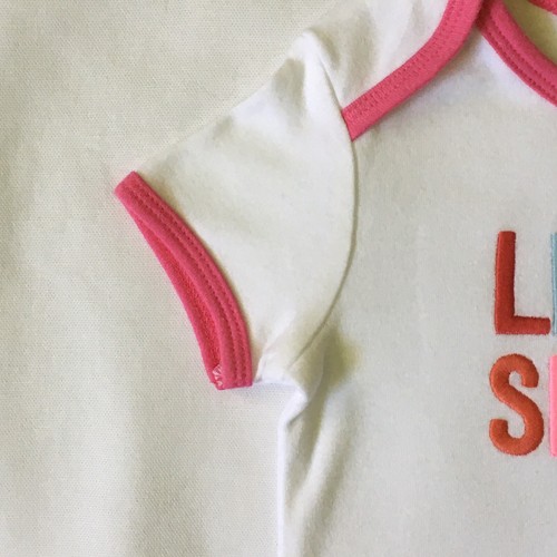 Little Sister Shirt size 18 months NWT New Baby Girls white snap top One Piece - Picture 5 of 12