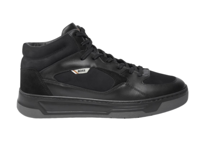HUGO BOSS MENS BLACK TENNIS SHOE BALTIMORE HITO NUMX 50529517005
