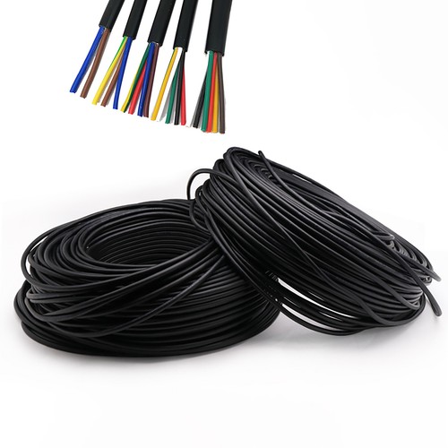 2/3/4/5 CORE ELECTRICAL FLEXIBLE CABLE TWIN TRIPLE WIRE PVC 0.2/0.3/0.5/1 mm² - Picture 1 of 4