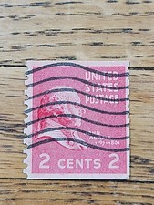 US Stamp John Adams 2c Used 806 Wave Cancel