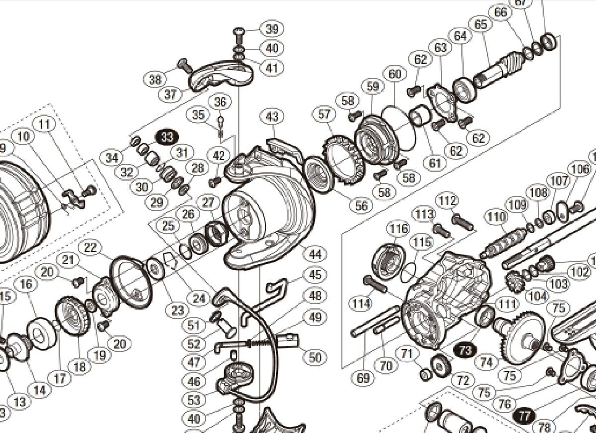 Shimano Vanford 2 Ball Bearing Upgrade Kit 20 Vanford 4000 - C5000