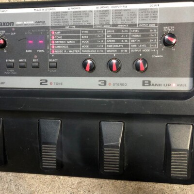 MAXON Amp Mania AM3 Amplifier Simulator Vintage Guitar Effects