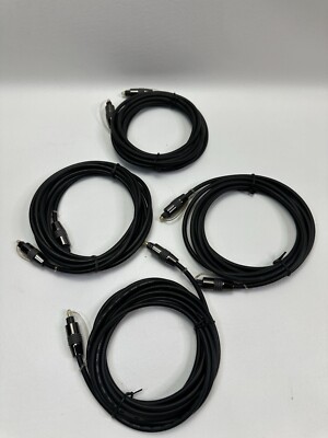 Lot Of 4 NEW High Definition Digital Fiber Optic Cable Cables