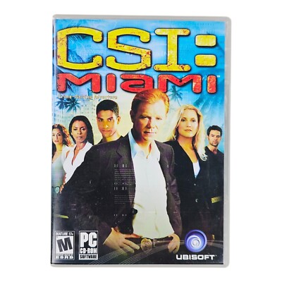 CSI: Miami (PC, Ubisoft) Crime Scene Investigation Game - 3 Discs | Free Post AU
