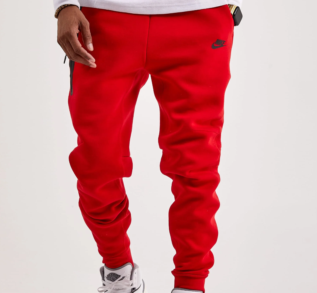 Nike Men's Sportswear Tech Fleece Joggers UNI.Red FZ4710-657 i | eBay