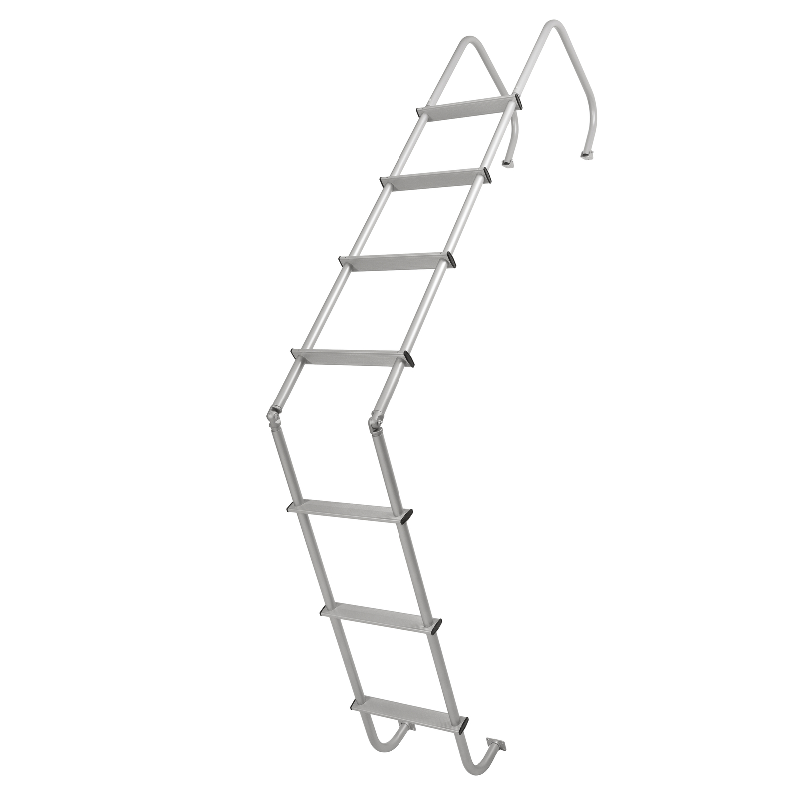 Upgraded 113" Rear Exterior Straight Ladder For RV- Powder Coated #139.21 LA-401