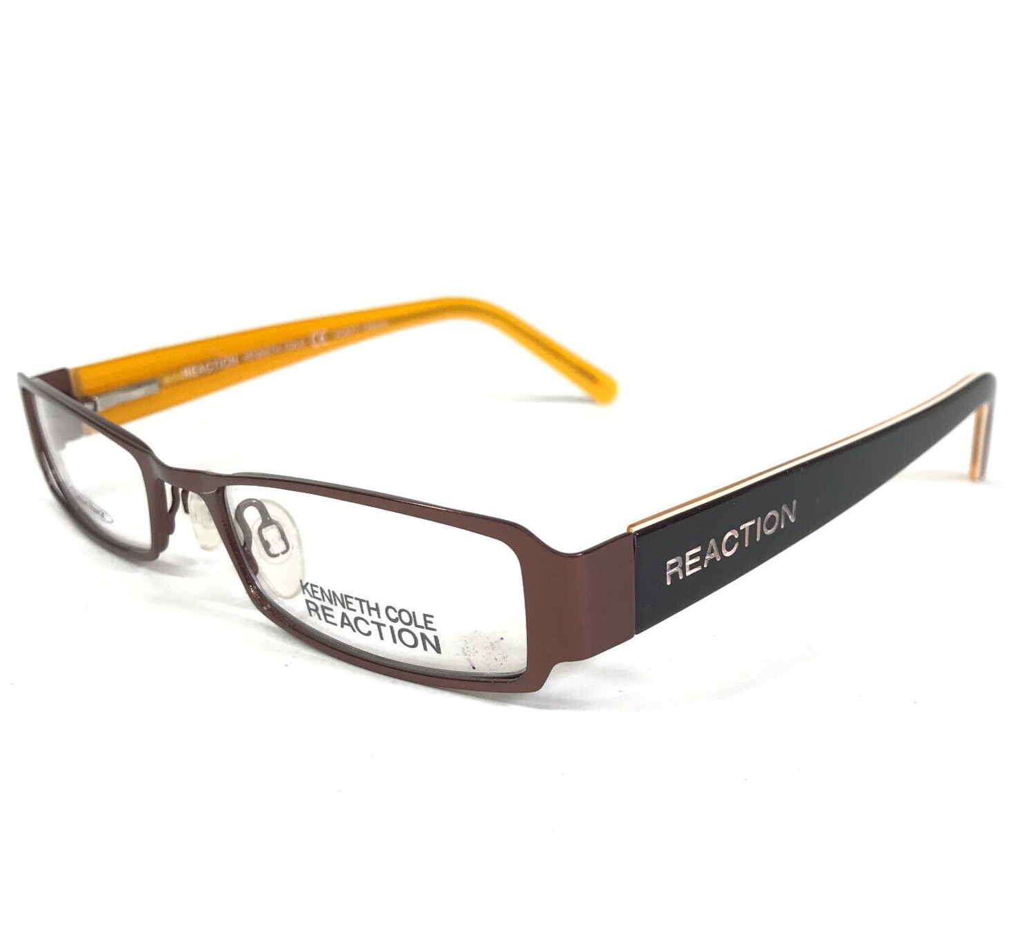 Оправа для очков Kenneth Cole KC677 col.048 Коричнево-желтая прямоугольная 48-17-135